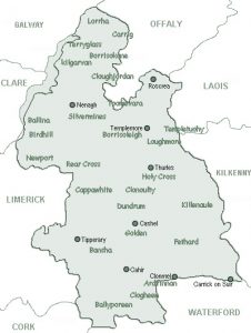 County Tipperary Map